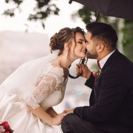 Novios en su Boda